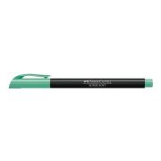 Caneta Hidrográfica SuperSoft Brush Ponta Pincel Verde Agua Faber-Castell