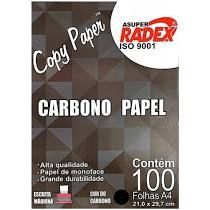 Carbono Papel A4 Copy Paper Preto *Unidade*