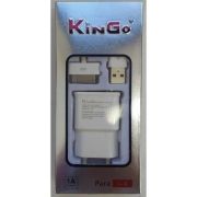 Carregador para Iphone 4 USB Branco Kingo