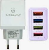 Carregador USB plug para Tomada 4.1A  LE-607 Lehmox *Unidade*