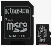 Cartão de Memória Micro SD Class 10 512GB SDCS2/512GB com Adaptador Kingston
