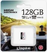 Cartão de Memória Micro SD Endurance Class 10 128gb Full Hd 95 MB/s Kingston