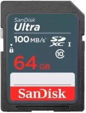 Cartão de Memória Ultra Class 10 64gb Full Hd 100 MB/s Sandisk