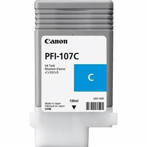 Cartucho Canon PFI-107C Ciano Plotter