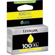 Cartucho Lexmark Original 100XL 14N1071 10,6 ml - Amarelo/Yellow