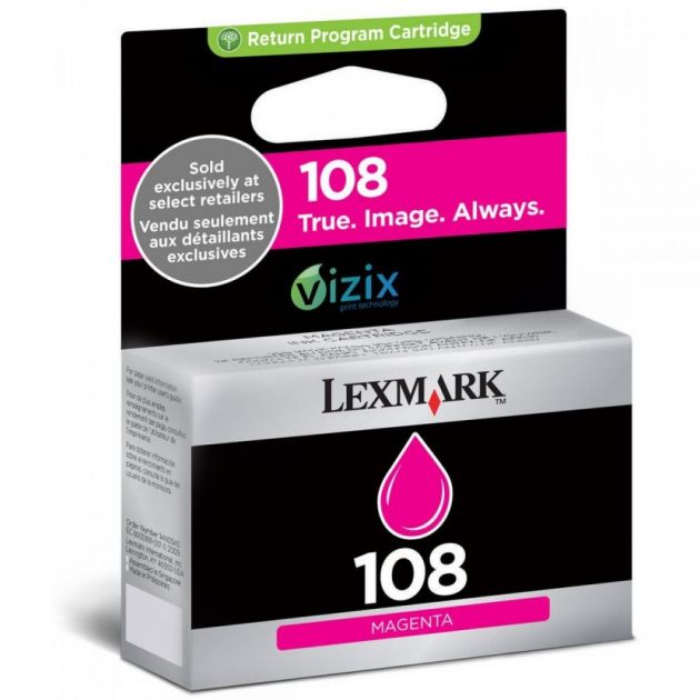 Cartucho Lexmark Original 108 14N0340 4,4 ml - Magenta