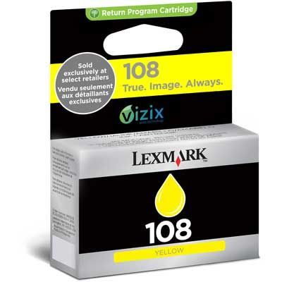 Cartucho Lexmark Original 108 14N342 4,4ml - Amarelo/Yellow
