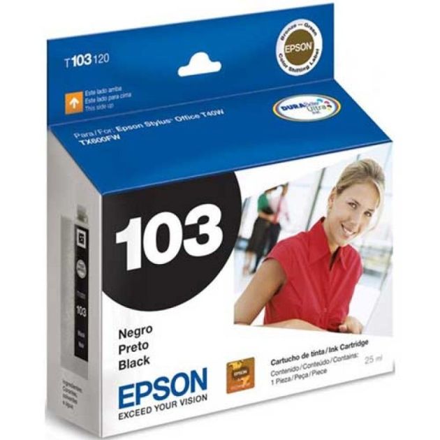 Cartucho Epson Stylus Original T103120-BR 25 ml - Preto/Black