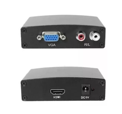 Conversor VGA fêmea para HDMI fêmea + audio LE-4112 Rohs