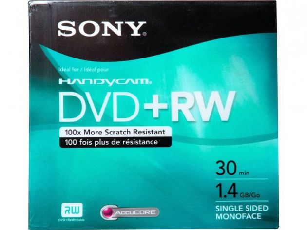 DVD+RW Mini Sony com Box de Fábrica *Unidade*
