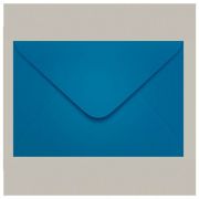 Envelope Carta Azul Royal Color Plus com 10 Unidades 114mm x 162mm