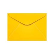 Envelope Carta Amarelo Color Plus com 10 Unidades 114mm x 162mm