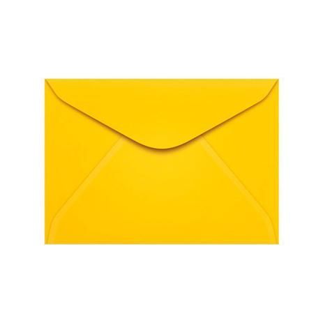 Envelope Carta Amarelo Color Plus com 10 Unidades 114mm x 162mm