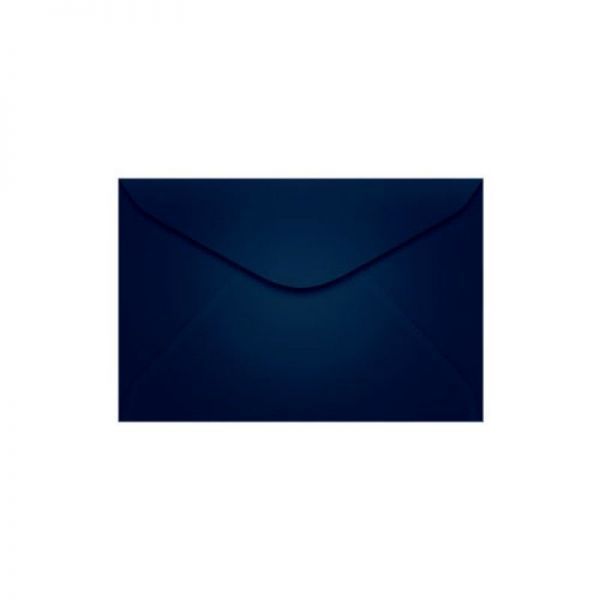 Envelope Carta Azul Escuro Color Plus com 10 Unidades 114mm x 162mm