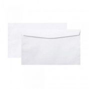 Envelope Carta sem CEP 11,4cm x 16,2cm 75g com 10 Unidades Branco