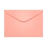 Envelope Visita Rosa Claro Color Plus com 10 Unidades 72mm x 108mm