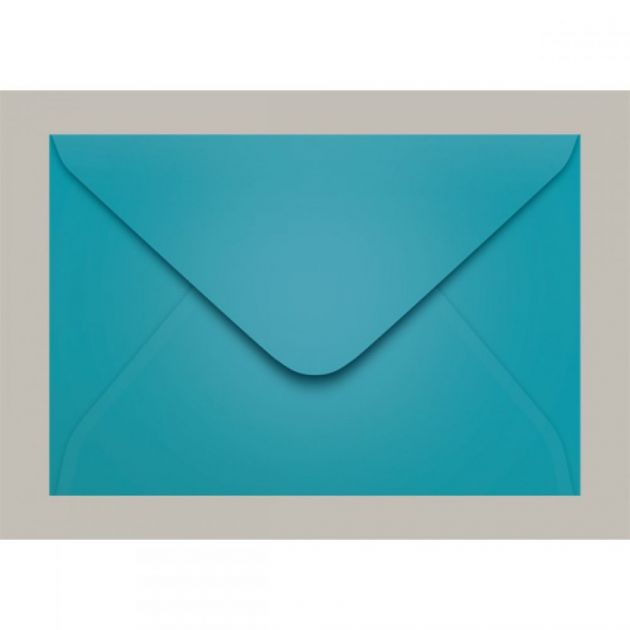 Envelope Visita Azul Claro Color Plus com 10 Unidades 72mm x 108mm