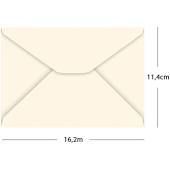 Envelope Visita Marfim Color Plus Visita com 10 Unidades 72mm x 108mm
