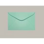 Envelope Visita Verde Claro Color Plus com 10 Unidades 72mm x 108mm
