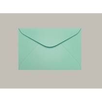 Envelope Visita Verde Claro Color Plus com 10 Unidades 72mm x 108mm