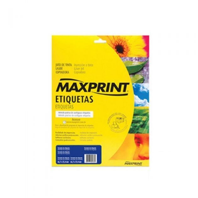 Etiqueta Jato para CD 25 Folhas CD25 Maxprint