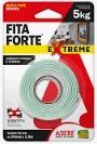 Fita Adesiva 24mmx1,5m Dupla Face Extreme Suporta ate 5 Kg