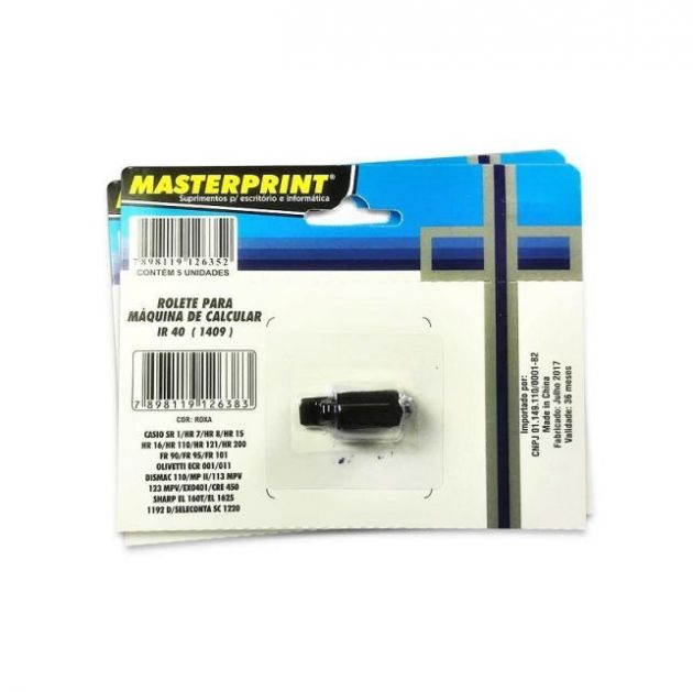 Fita para Calculadora Ink Roller IR-40 1409 Masterprint