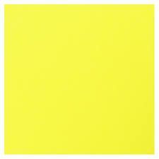 Folha de EVA 48x40cmx5mm Liso Amarelo/Yellow *Unidade*