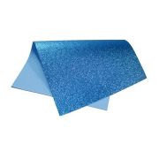Folha de EVA 40x48cmx2mm Glitter Azul *Unidade*