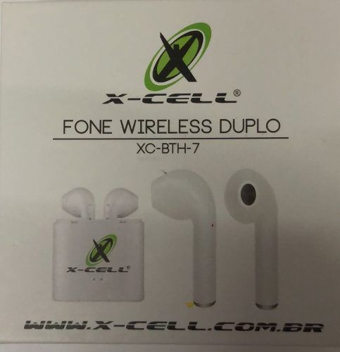 Fone de Ouvido Bluetooth XC-BTH-7 Branco X-Cell
