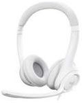 Fone de Ouvido com Microfone Headset Supra-auricular Logitech H390 Branco