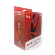 Fone de Ouvido com Microfone Headset Gamer Supra-auricular C3Tech PH-30BK Preto e Vermelho