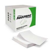 Formulário contínuo branco Maxprint 080 colunas 1 via 2.500 folhas
