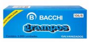 Grampos para Grampeador 106/8 Bacchi Rocama Galvanizado com 3.000 unidades