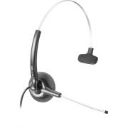 Headset para Telefone Monoauricular Felitron Stile Compact Conector RJ9 Fone e Microfone Preto