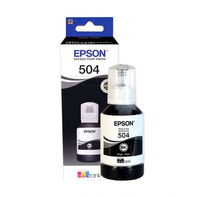 Refil para Ecotank Epson Original T504120-AL 127 ml - Preto