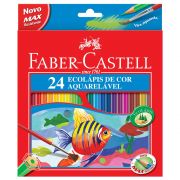 Lápis de Cor Faber-Castell Aquarelável com 24 Cores