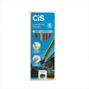 Lápis de Cor Metalico com 6 Cores Colorcis Metallic