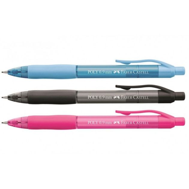 Lapiseira 0.9mm Faber-Castell Poly Rosa Pink *Unidade*