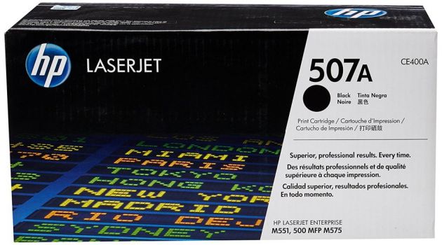 Toner HP CE400-AB 507-A Preto/Black LaserJet Original