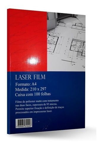 Laserfilme c/100 folhas - Usa Folien