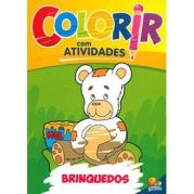 Livro para Colorir com Atividades Brinquedos Todolivro