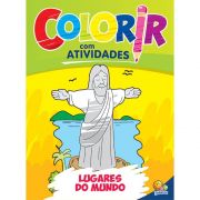 Livro para Colorir com Atividades Lugar do Mundo Todolivro