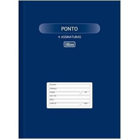 Livro Ponto Grande Modelo 4 Assinado Com 100 Folhas