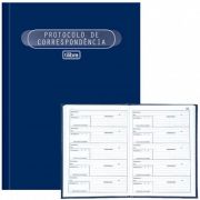 Livro Protocolo de Correspondência 1/4 Tilibra 100/104 folhas