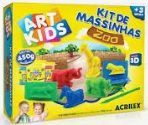 Massa para Modelar Art Kids Zoologico 450g Acrilex