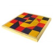 Mosaico em Madeira Colorido 2 Formas com 32 peças, Cianbrink
