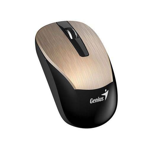 Mouse sem Fio Genius ECO-8015 Wireless Gold / Ouro