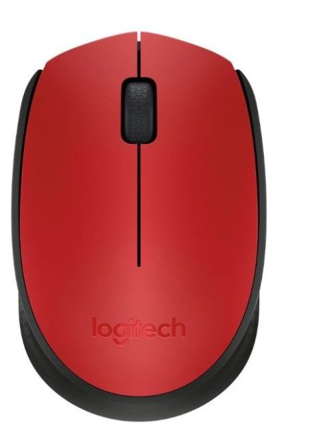 Mouse sem Fio Logitech M170 Vermelho