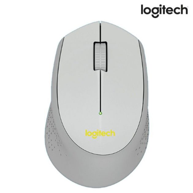 Mouse sem Fio Logitech M280 com Receptor Nano USB Cinza